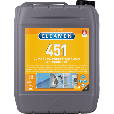 CLEAMEN 451 gelový odvápňovač nerezových ploch a technologií 5 l