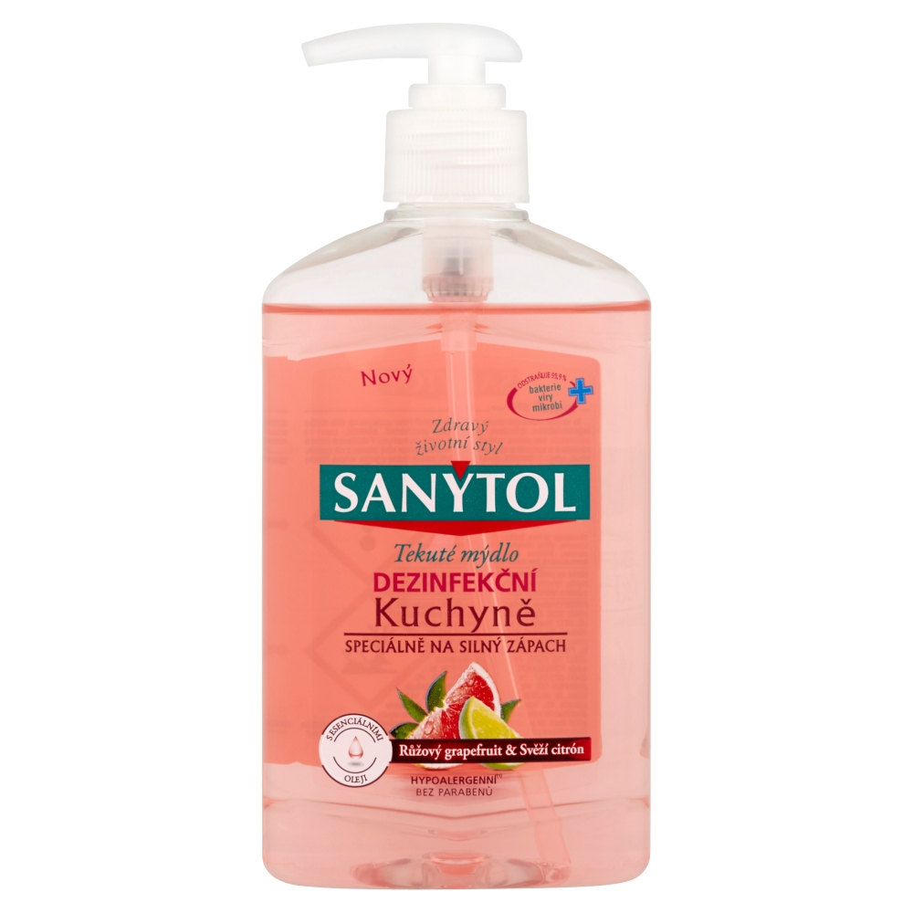 Sanytol dezinfekční tekuté mýdlo na ruce kuchyně 250 ml