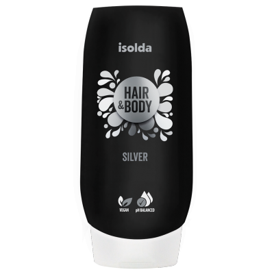 ISOLDA Silver tělový a vlasový šampon CLICK AND GO! 500 ml