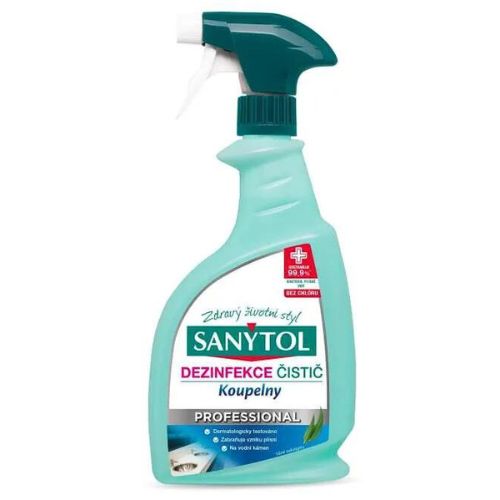 Sanytol Professional Dezinfekční čistič na koupelny 750 ml