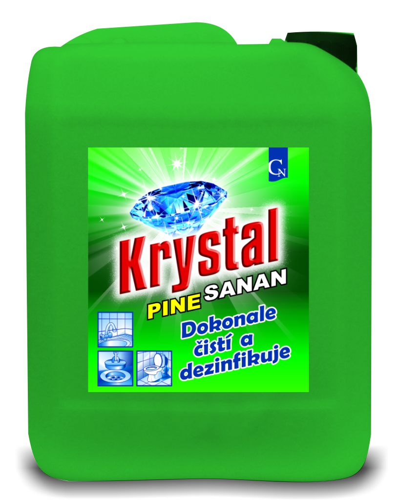 Krystal Pine Sanan - extra hustý čistící s dezinfekční gel 5 l