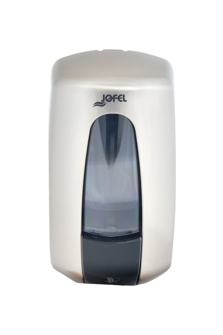 Dávkovač tekutého mýdla na dolévání 0,9 l imitace kov Jofel AC70800