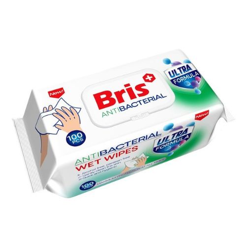 BRISS Antibakteriální ubrousky vlhčené 80 ks