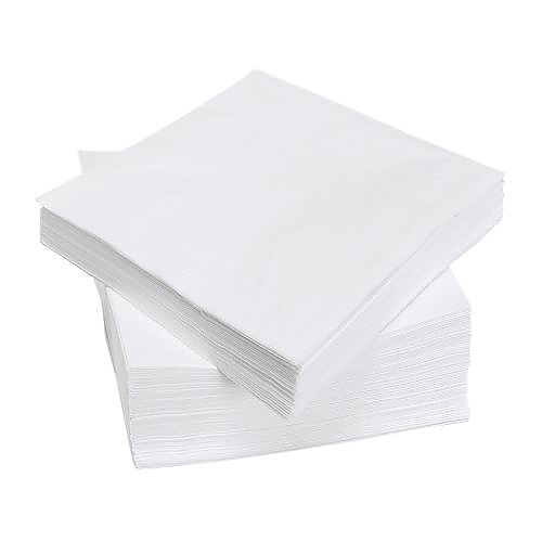 UBROUSKY PRIMA soft 30 x 30 cm, bílé, 1 vrstva, 100 ks