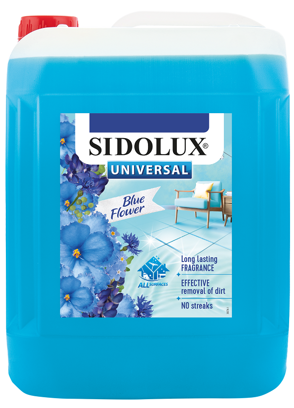 Sidolux Universal Soda Power Blue Flower 5 l -univerzální čisticí prostředek