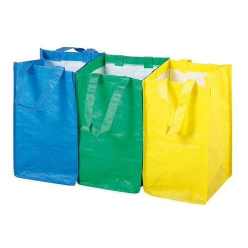 Tašky na tříděný odpad 3 x 21 l