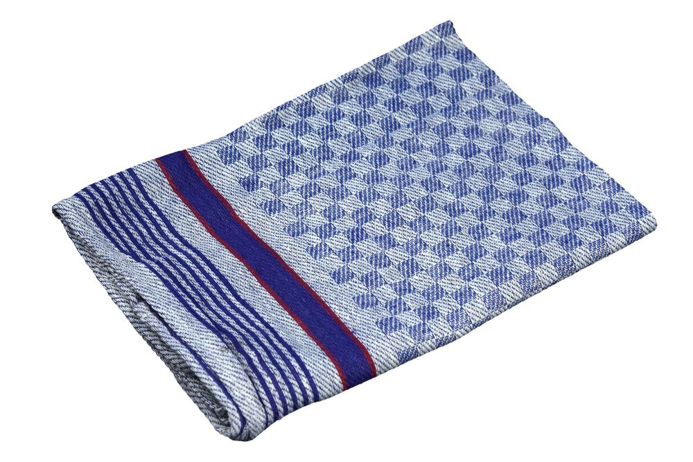 Pracovní ručník Tom 50 x 100 cm - modrá kostka
