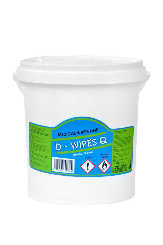 D-WIPES Zvlhčené dezinfekční utěrky Medical wipes line 700 ks