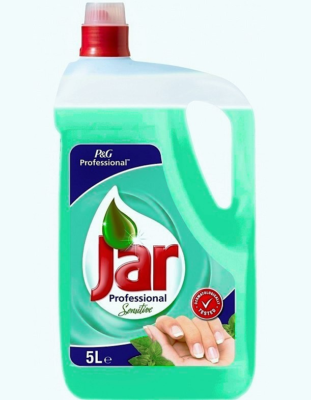Jar Professional prostředek na ruční mytí nádobí Sensitive 5 l