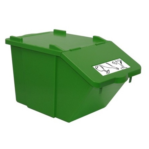 Shumee Stohovatelná nádoba na třídění odpadu zelená 45L