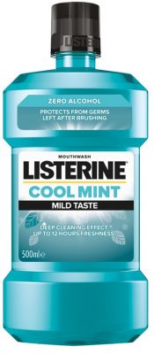 Listerine Coolmint Mild Taste ústní voda, 500 ml