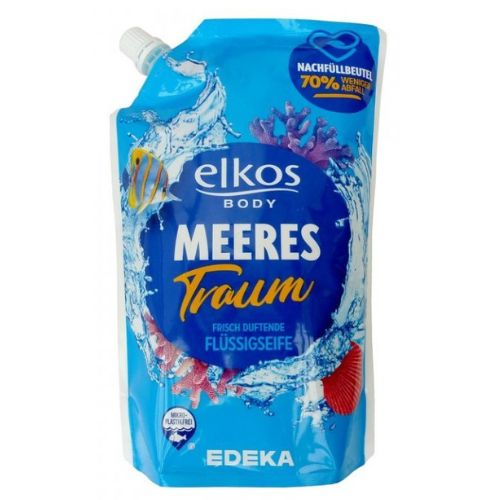 Elkos tekuté mýdlo, náhradní náplň mořský sen - 750 ml