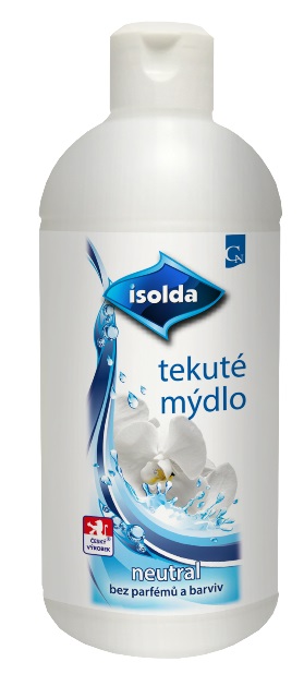 ISOLDA NATURAL tekuté mýdlo bez parfémů a barviv pro dávkovač MEDISPENDER - 500 ml