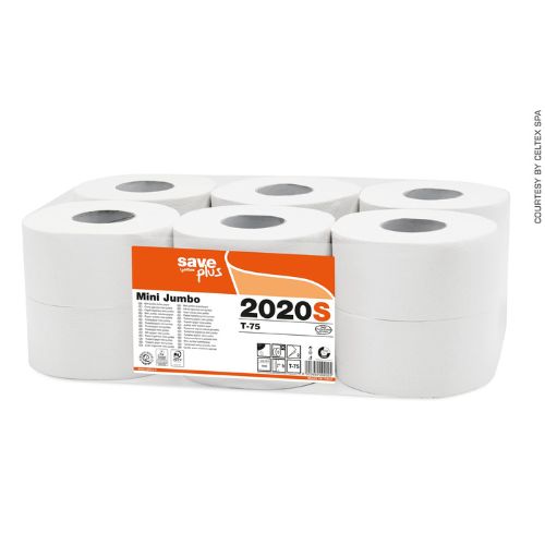 CELTEX 2020S Save Plus JUMBO toaletní papír 195 mm, celuloźa 75% - 12 ks