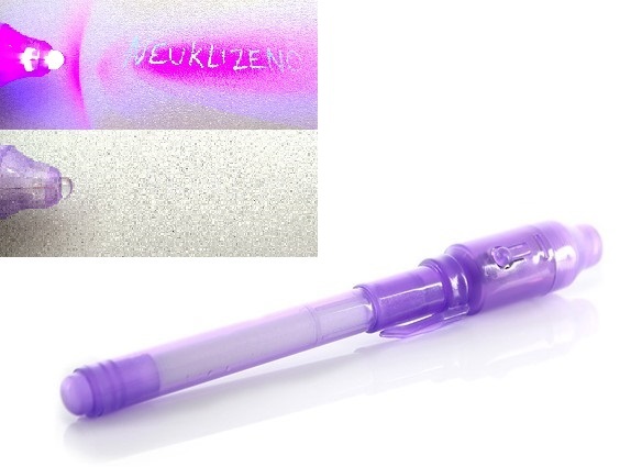 UV inspekční pero / fixa s UV světlem