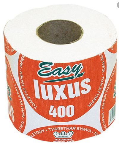 EASY LUXUS toaletní papír, 2 vrstvý, 400 útržků, 1 ks
