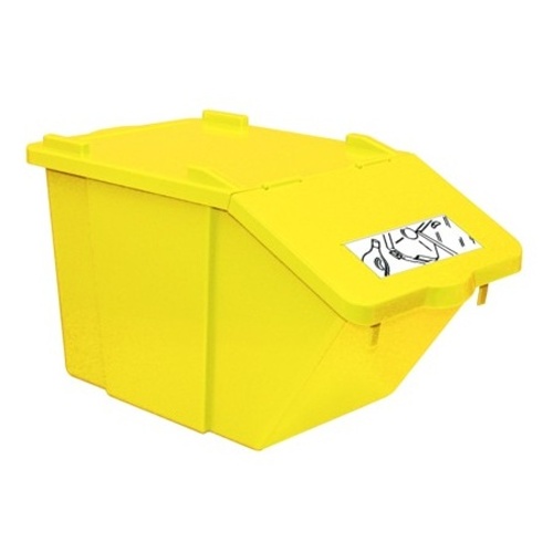 Shumee Stohovatelná nádoba na třídění odpadu žlutá 45L