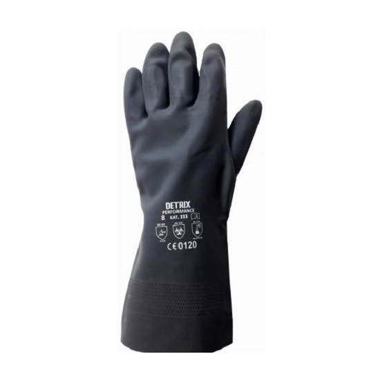 Úklidové rukavice černé silnější velikost XL