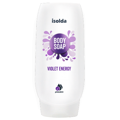 ISOLDA Violet energy tělové mýdlo CLICK AND GO! 500 ml