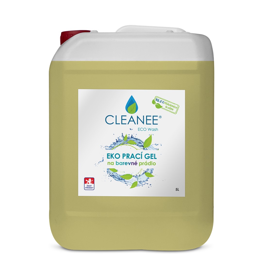 CLEANEE EKO Prací gel na barevné prádlo 5 l