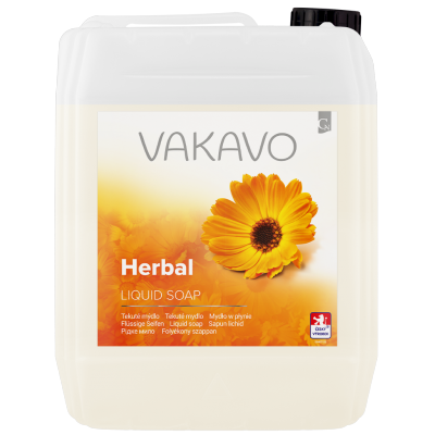 Tekuté mýdlo VAKAVO Herbal 5 l